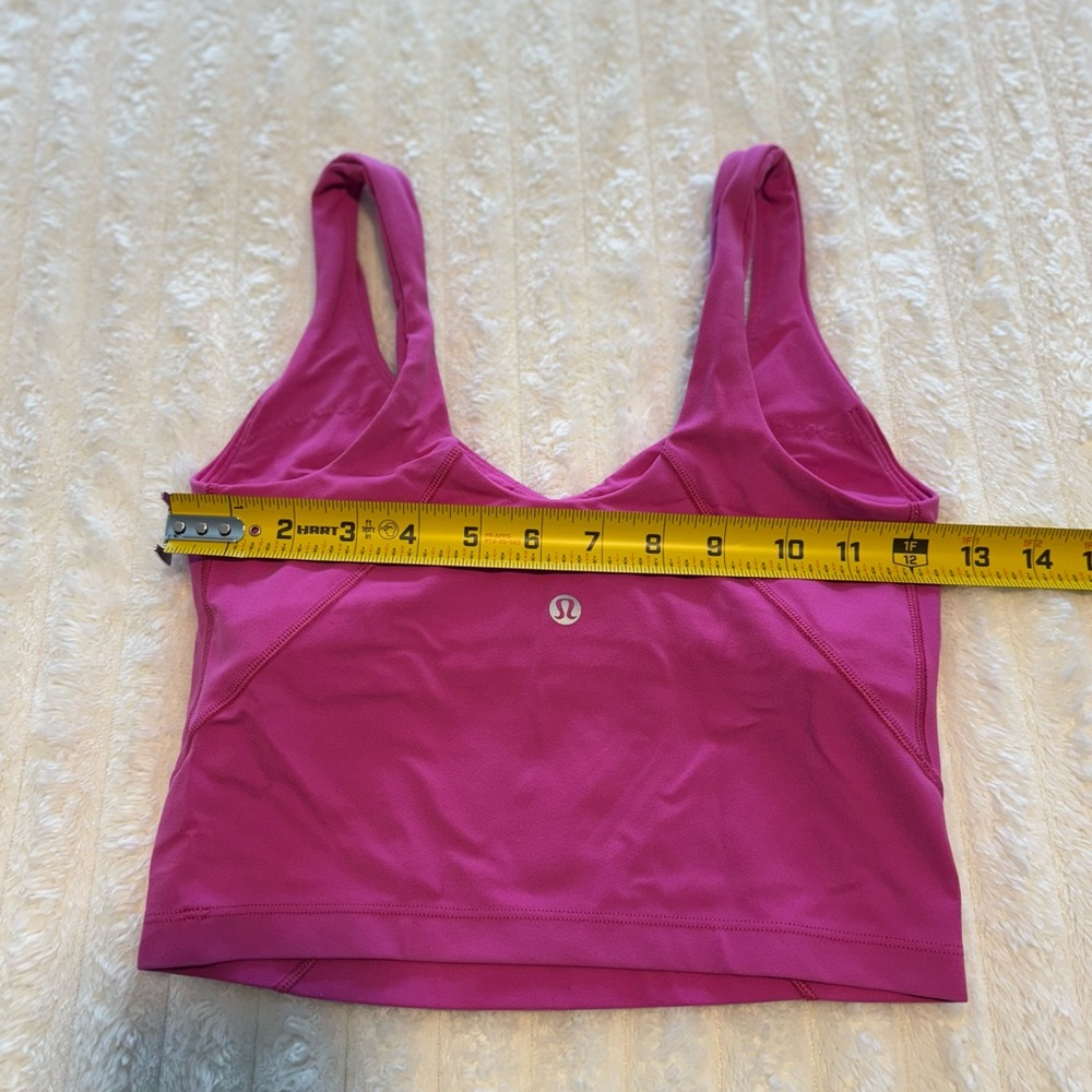 Lululemon Align Tank Ripened Raspberry Pink Sports Bra Activewear Athleisure $68 - Picture 10 of 10